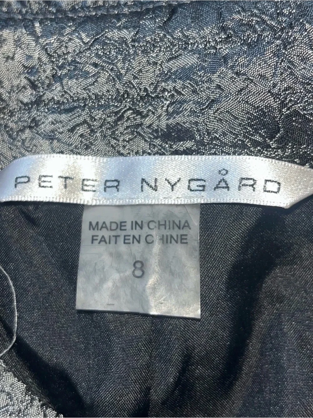 Peter NyGard Skirt Women's Size 8 Gray Lined Midi Business Party Classic